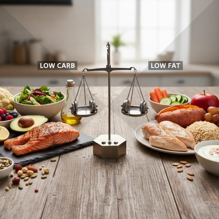 Low Carb vs. Low Fat: Was ist besser zum Abnehmen?